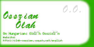 osszian olah business card